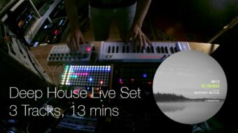 Deep House Hardware Live Session – Performing 3 Tracks from my new EP on Crossfade Sounds